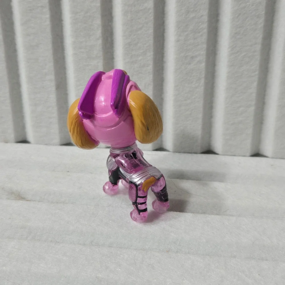 Paw Patrol Rubble and Skye Action Figure Set Yellow Construction Pink Pilot Toy‎